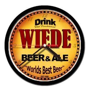  WIEDE beer and ale cerveza wall clock 