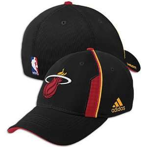  Heat adidas Mens NBA Team Flex Cap