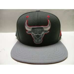 Adidas NBA Chicago Bulls Gray 2 Tone Retro Snapback Cap  