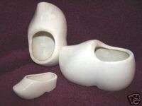 dutch girl wooden shoes clog ceramic figurine Holland  