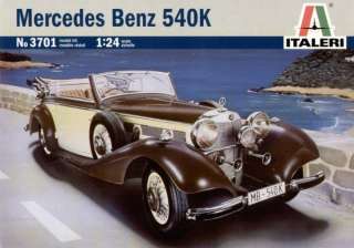 ITALERI  Mercedes Benz 540K  124 Scale 3701  