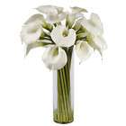 Calla Lilies Glass Vase 32 White Jane Seymour Decor