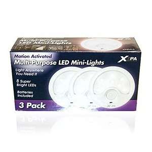  Xepa XP8ML3 LED Light with Motion Detector 3 Pack