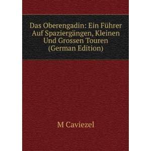   Und Grossen Touren (German Edition) (9785875218804) M Caviezel Books