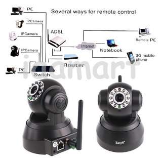 Wifi Wireless/Wired Network IP Camera IR LED Security 3G iPhone 