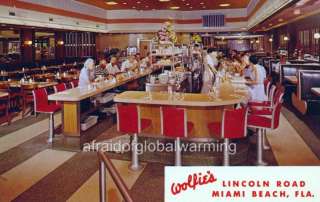 Old Photo Miami Beach FL Wolfies Restaurant  