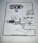 Taito OPERATION WOLF Video Arcade Game Manual