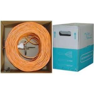  CAT5E, UTP, Bulk Cable, Solid, 350MHz, 24 AWG, Orange 