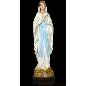  Our Lady of Lourdes 17in Onyx Statue