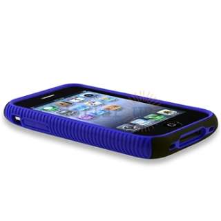   SOFT CASE Black Hard COVER+Privacy Guard For iPhone 3G 3GS 3th  