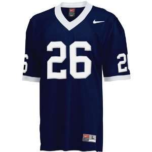   Penn State Nittany Lions #26 Navy Blue Tackle Twill Football Jersey