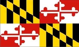 3x5 Polyester Maryland US State Flag Banner  