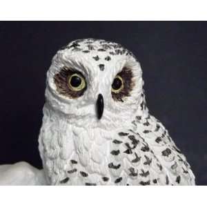  White Snowy Owl Figurine Figure Statuette 