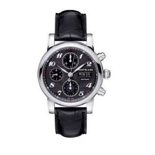 NEW MENS MONTBLANC STAR 4810 AUTOMATIC DAY DATE STEEL CHRONOGRAPH 