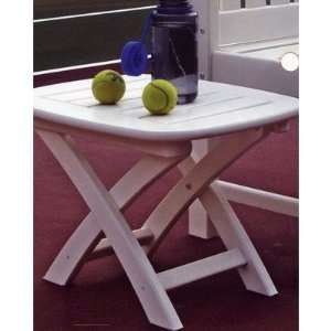  Polywood NST Nautical Side Table Finish White Furniture 