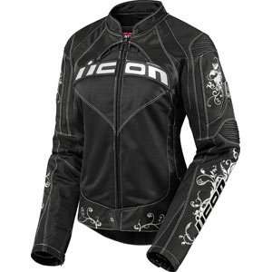    Icon Womens Black Contra Speed Queen Jacket