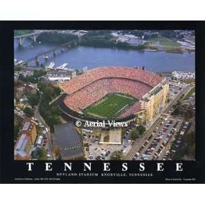 Tennessee Volunteers Neyland Stadium Aerial Picture NCAA, Deluxe Frame 