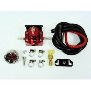 AERO STYLE Fuel Pressure Regulator Kit Honda Acura Red