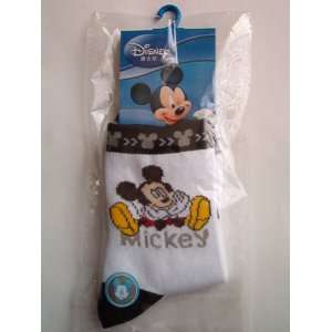  Disney Mickey Socks, White/Black, 18 20 cm Everything 