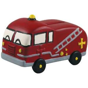  E Z Crafts Paint A Bank Kit, Fire Engine Toys & Games