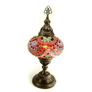  Turkish Glass Mosaic Desktop Lamp (medium) 3