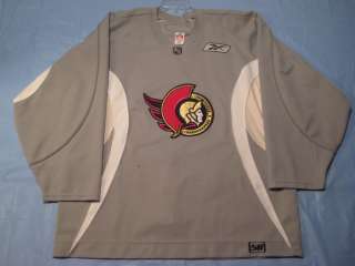 2006 07 Dean McAmmond Ottawa Senators Practice Worn Used Gray Jersey 