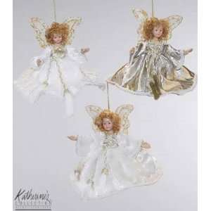   Katherines Collection gilded angel Christmas ornament