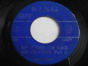 James Brown Say It Loud Im Black & Proud 1968 45rpm  