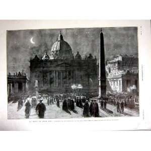    Peter Rome Pope Leon Funeral Whistler Artist 1903