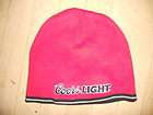 the game coors light beer red warm winter beanie hat
