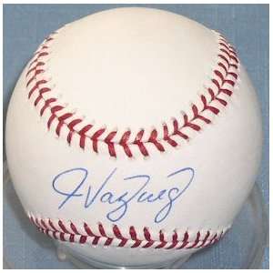 Autographed Javier Vazquez Baseball   Vasquez   Autographed Baseballs