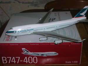Herpa Wings 1200 Cathay Pacific B747 400  