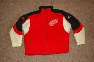 Vtg Detroit RED WINGS Apex One Jacket Coat Starter Medium M 90s NHL 