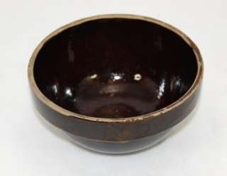 Red Wing, MN Brown Mixing Bowl Salt Glaze No Mark  