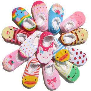 Baby Soft Cotton Boat Socks toddler Shoes Skidproof 4L  