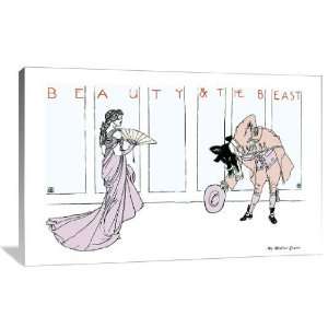  Beauty and the Beast   The Bow   Gallery Wrapped Canvas 