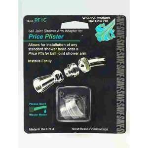  4 each Whedon Price Pfister Ball Joint Shower Arm Adapter 