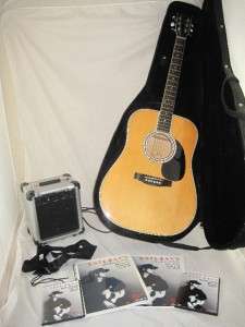   Electric Guitar AL 100 w/ Case Amplifier Learning DVDs + More  