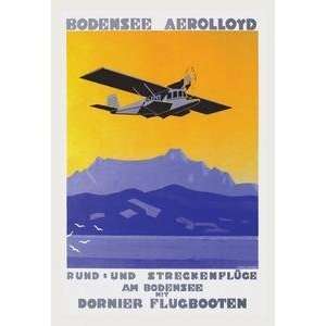    Art Bodensee Aerolloyd Flying Boat Tours   00277 8