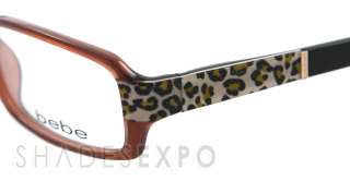 NEW Bebe Eyeglasses BB 5003 PANTHER 004/SMOKED TOPAZ ACCOMPLISHED AUTH 