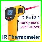   Non Contact IR Infrared Laser LCD Digital Thermometer C/F  50C ~ 550C