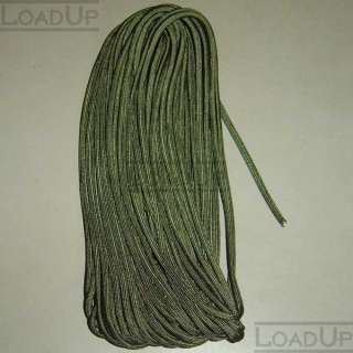 550 PARACORD Military Survival Cord OLIVE Green 50ft 7 Strand TypeIII 