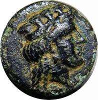 Bronze GREEK COIN AE11 MYSIA, Plakia LION CYBELE 5516  