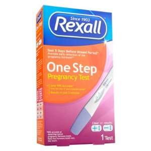  Rexall One Step Pregnancy Test