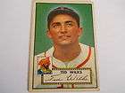 1952 TOPPS TED WILKS CARD#109 PITTSBURGH PIRATES PITCHE.​