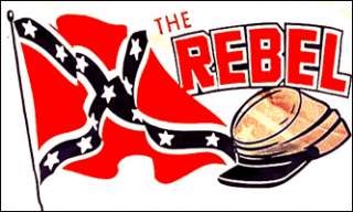Rebel Cap Confederate Pride South USA 3x5 American Flag  