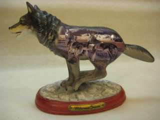 WILDERNESS SCOUTS SNOW PATROL EIGHTH ISSUE WOLF STATUE  
