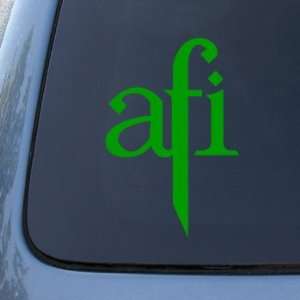  AFI   Vinyl Car Decal Sticker #A1575  Vinyl Color Green 