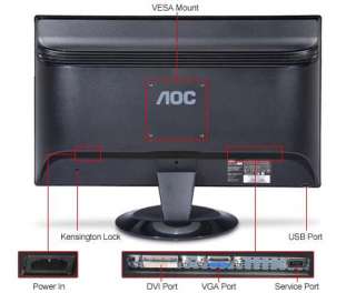   1080169 LCD Monitor Contrast Ratio 600001 Black 685417026081  