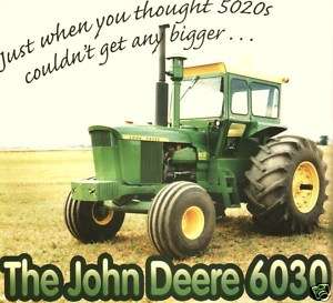 John Deere Model 6030 tractor Green magazine  